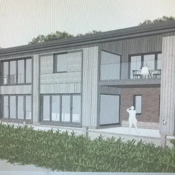 Architects image showing the finished design of this agricultural barn style property: Click Here To View Larger Image
